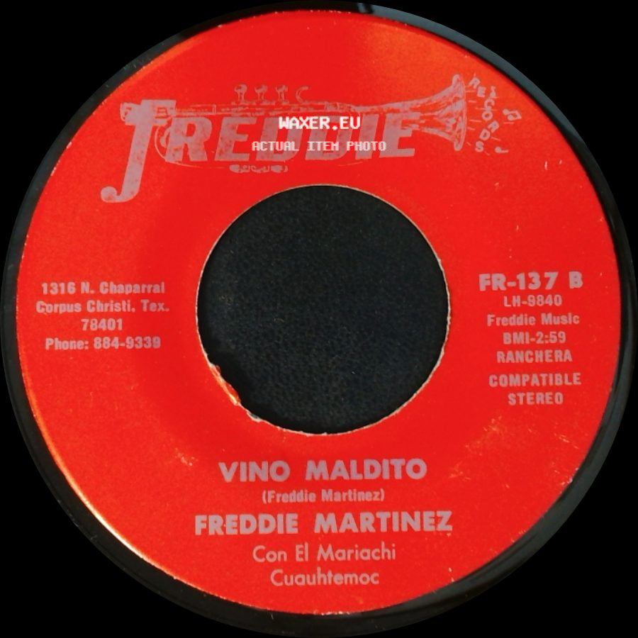Freddie Martinez - Farolito De Amor / Vino Maldito side B