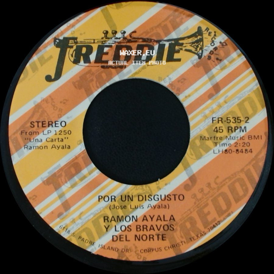 Ramon Ayala Y Los Bravos Del Norte - Dos Cartas Marcadas / Por Un Disgusto side B