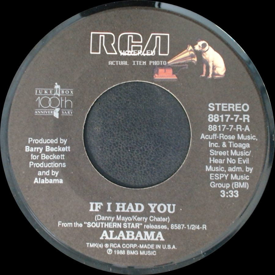 Alabama - If I Had You / I Showed Her side A