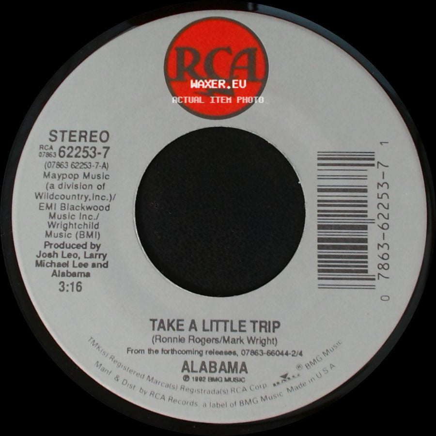 Alabama - Take A Little Trip / Pictures And Memories side A