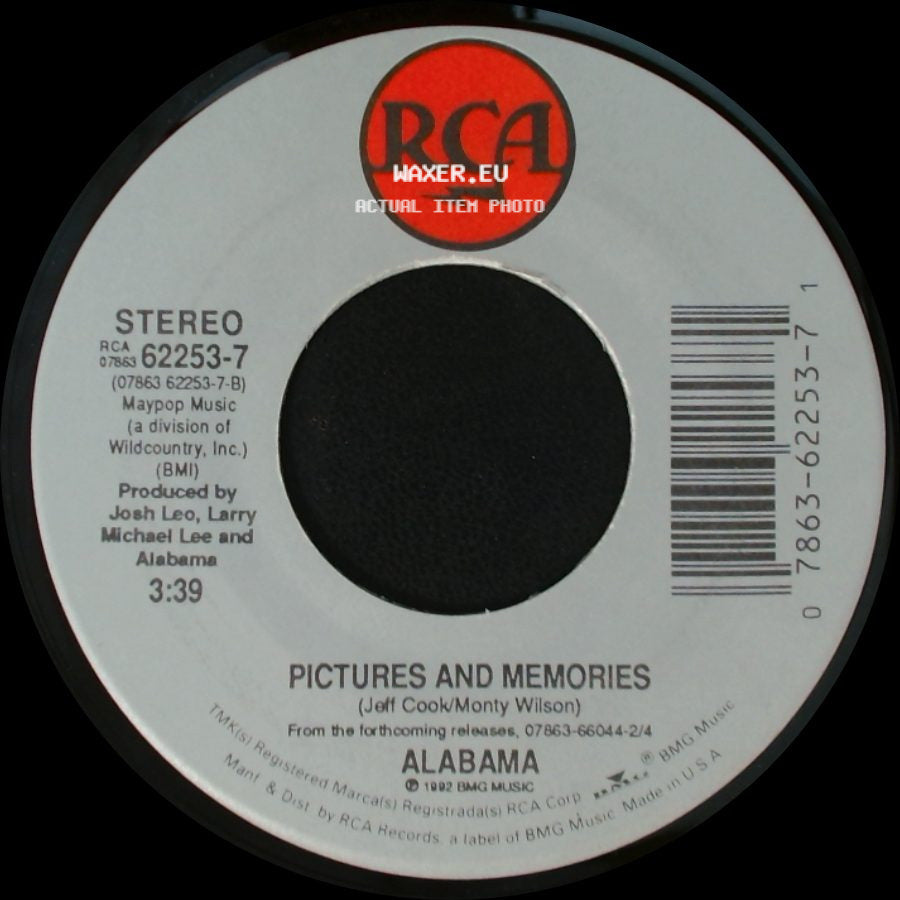 Alabama - Take A Little Trip / Pictures And Memories side B