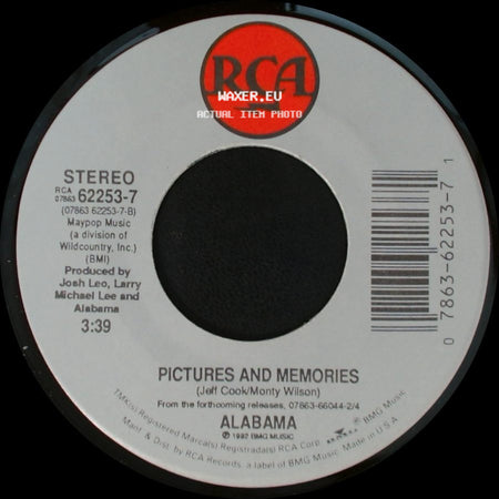 Alabama - Take A Little Trip / Pictures And Memories side B