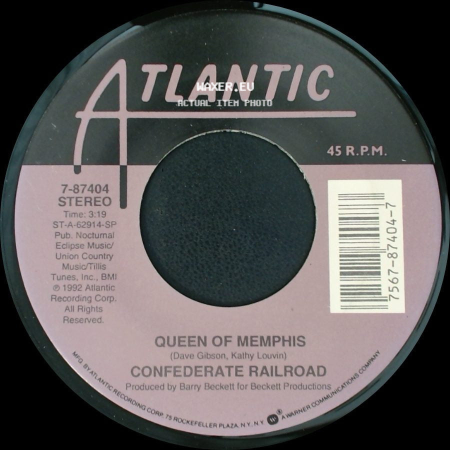 Confederate Railroad - Queen Of Memphis / Jesus And Mama side A