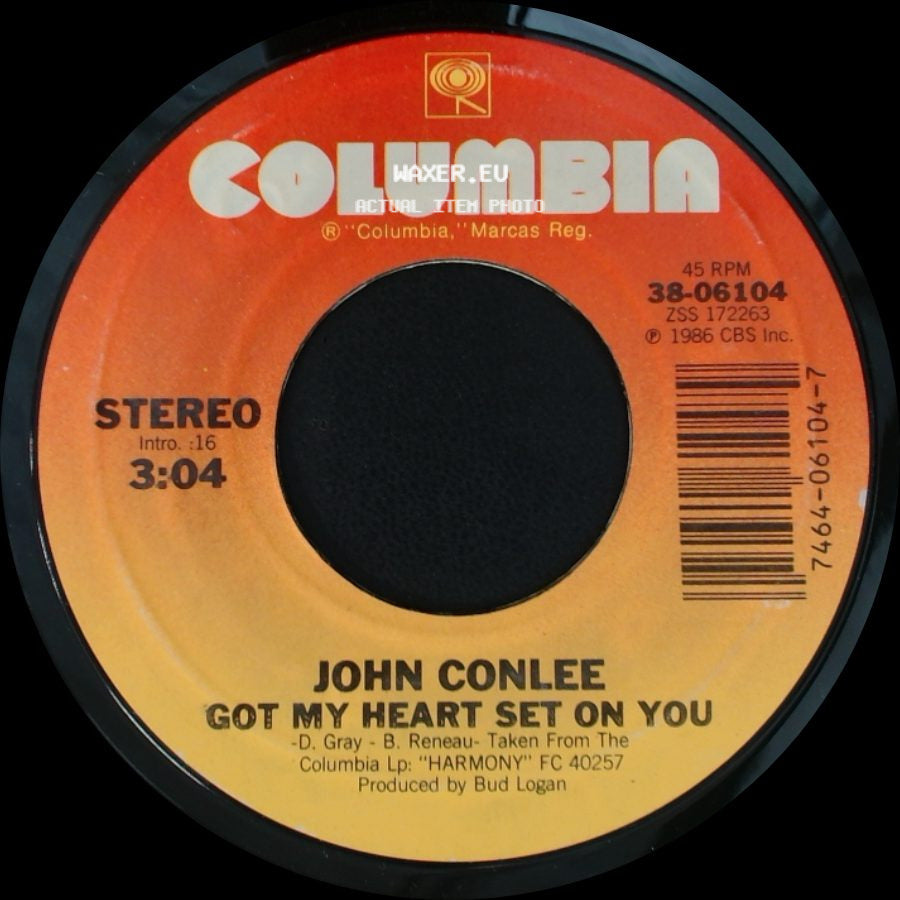John Conlee - Got My Heart Set On You / You've Got A Right side A