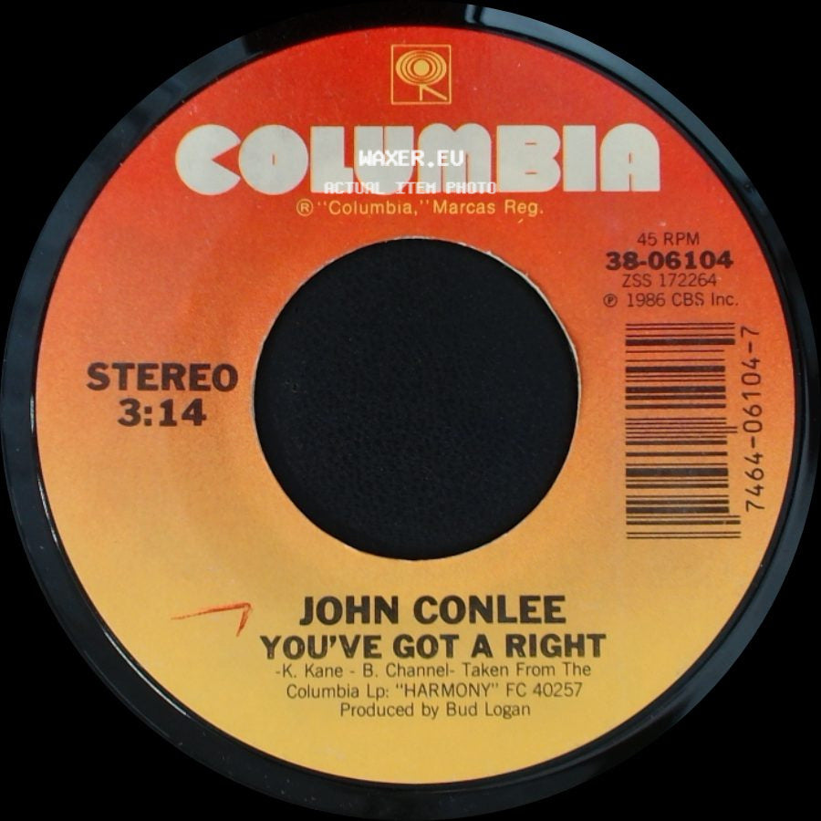 John Conlee - Got My Heart Set On You / You've Got A Right side B