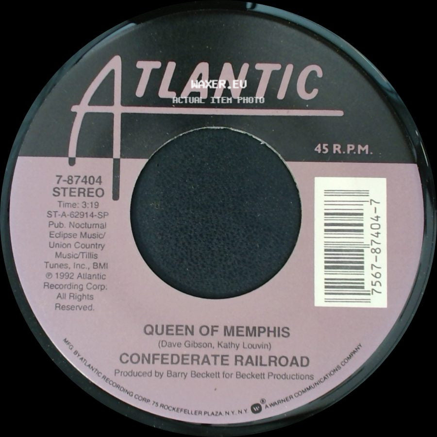 Confederate Railroad - Queen Of Memphis / Jesus And Mama side A