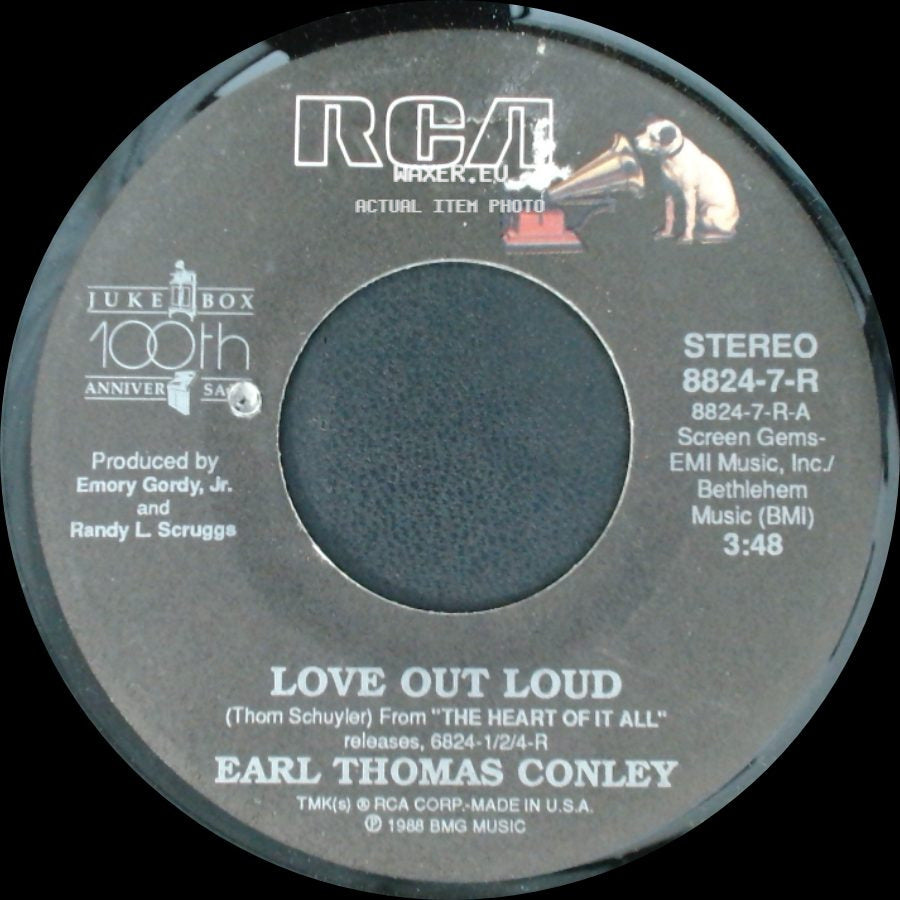 Earl Thomas Conley - Love Out Loud / No Chance, No Dance side A