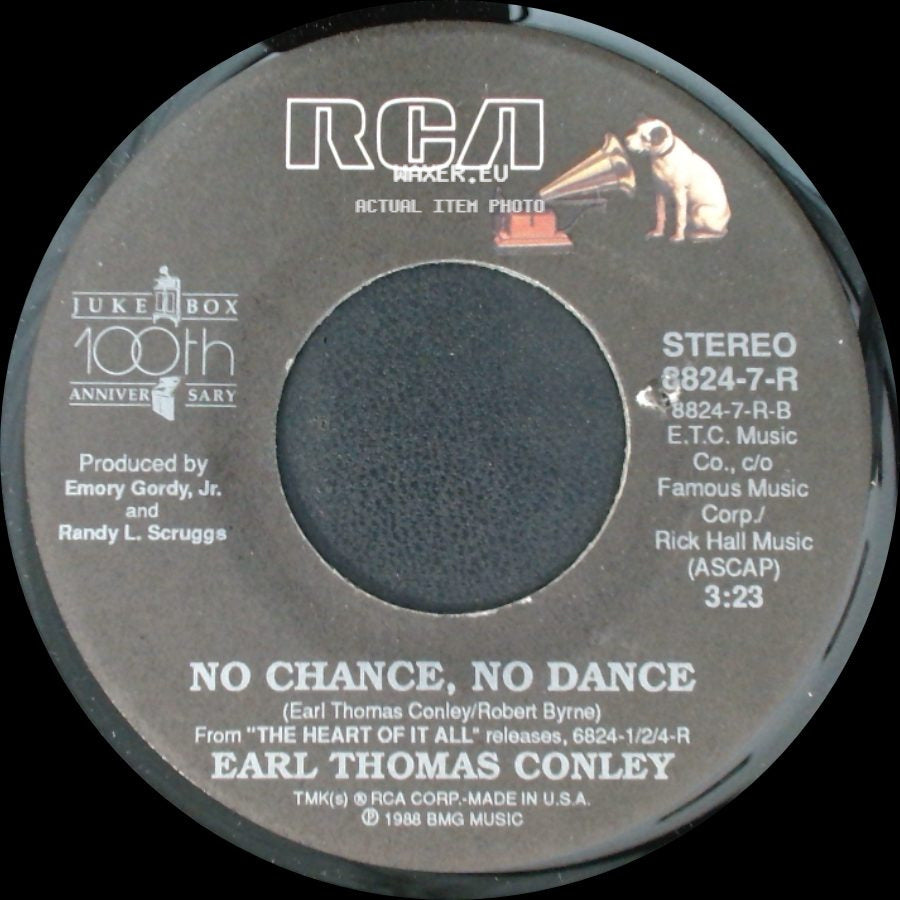 Earl Thomas Conley - Love Out Loud / No Chance, No Dance side B