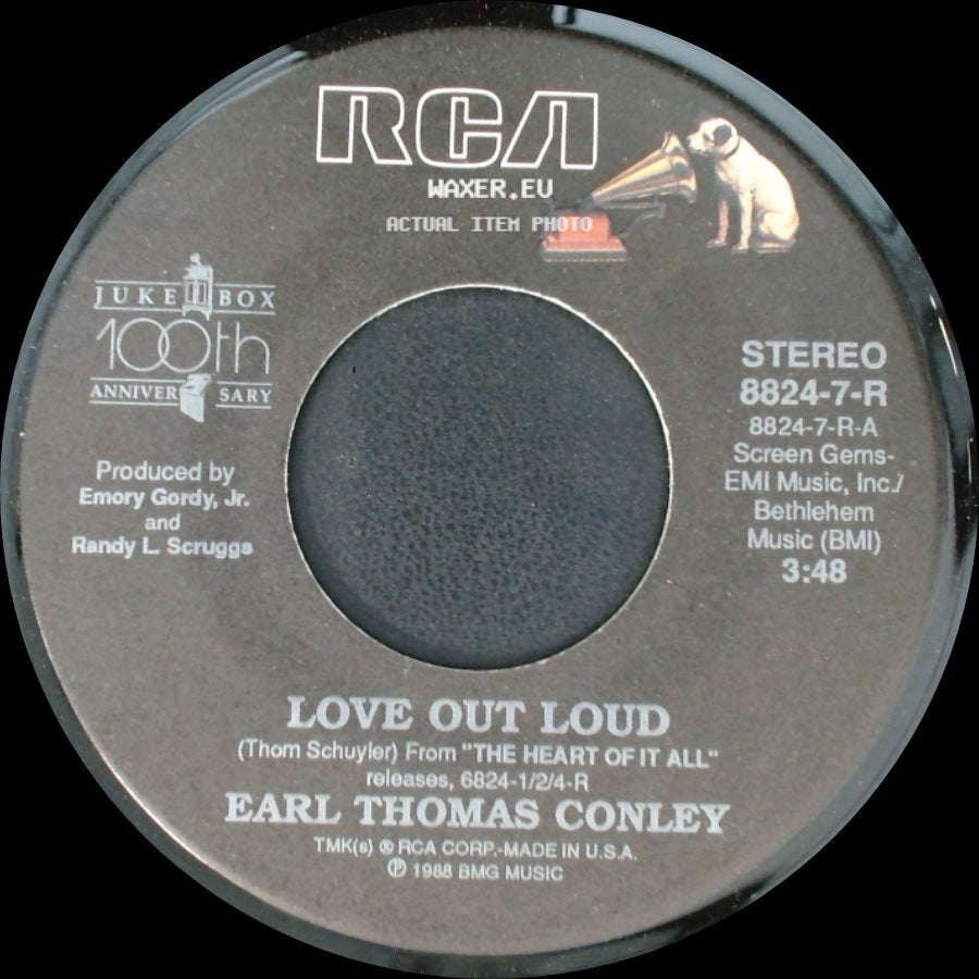 Earl Thomas Conley - Love Out Loud / No Chance, No Dance side A