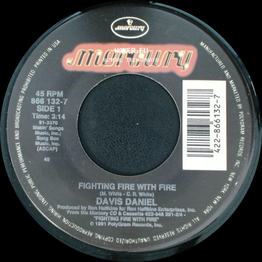 Davis Daniel - Fighting Fire With Fire / Across The Room To You side A