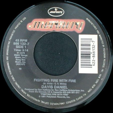 Davis Daniel - Fighting Fire With Fire / Across The Room To You side A