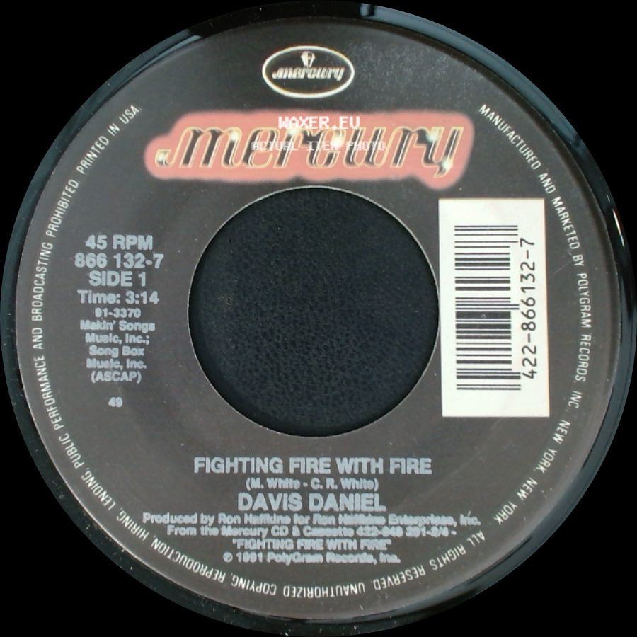 Davis Daniel - Fighting Fire With Fire / Across The Room To You side A