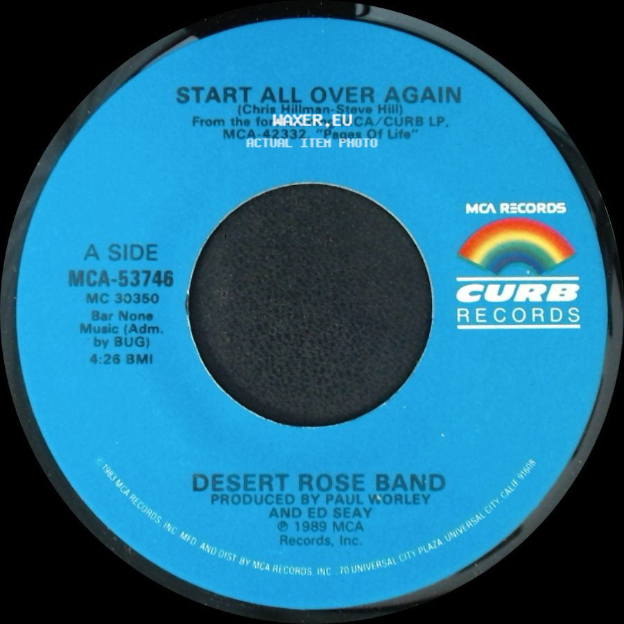 Desert Rose Band - Start All Over Again / Fooled Again side A