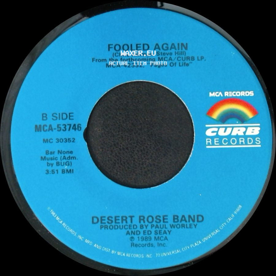 Desert Rose Band - Start All Over Again / Fooled Again side B