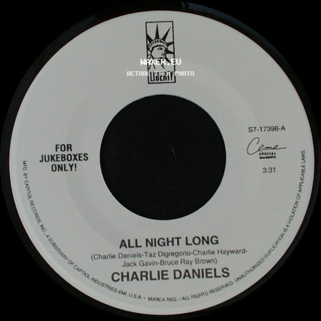 Charlie Daniels - All Night Long / America, I Believe In You side A