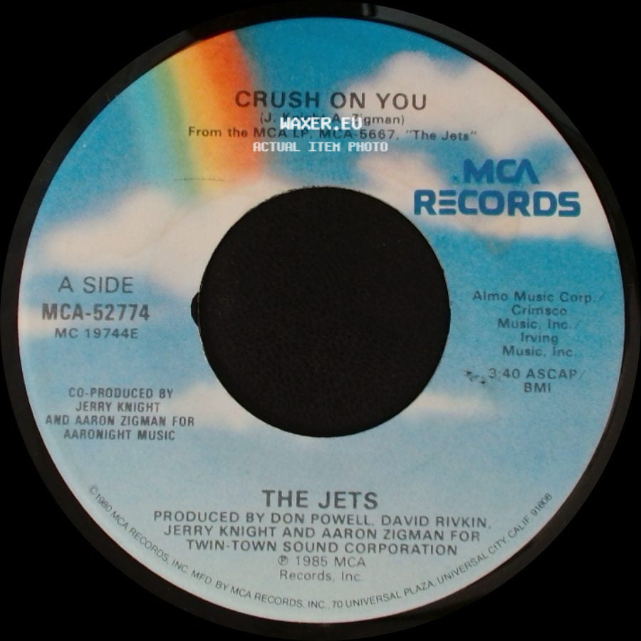 The Jets - Crush On You / Right Before My Eyes side A