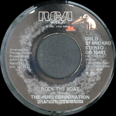 The Hues Corporation - Rock The Boat / All Goin' Down Together side A
