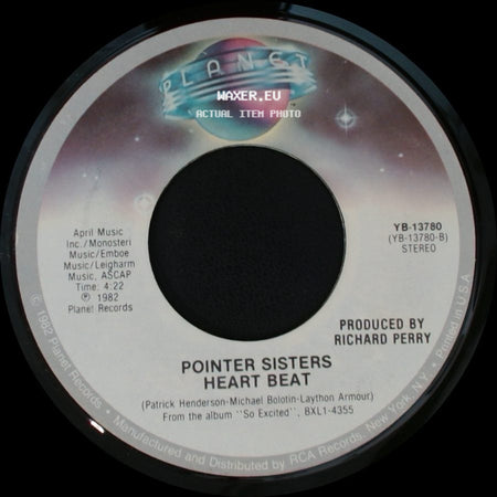 Pointer Sisters - Jump (For My Love) / Heart Beat side B