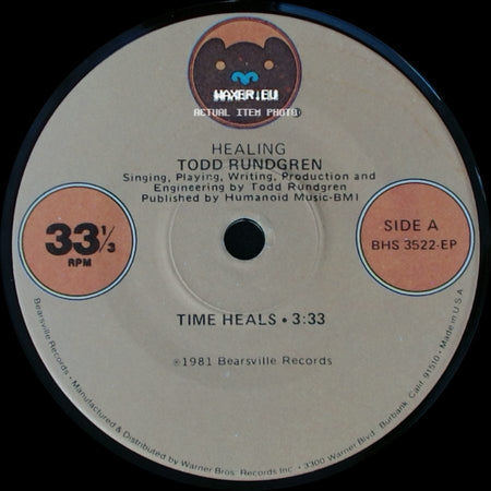 Todd Rundgren - Time Heals / Healing side A
