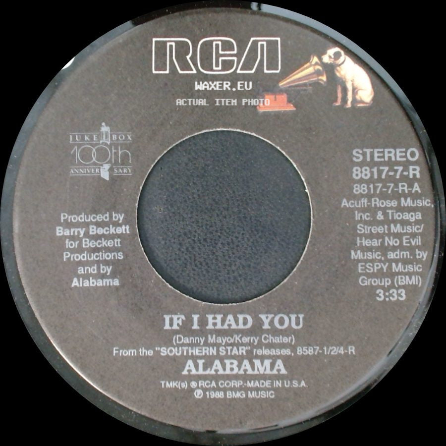 Alabama - If I Had You / I Showed Her side A