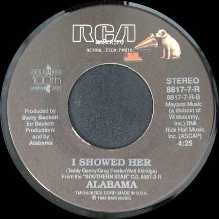 Alabama - If I Had You / I Showed Her side B