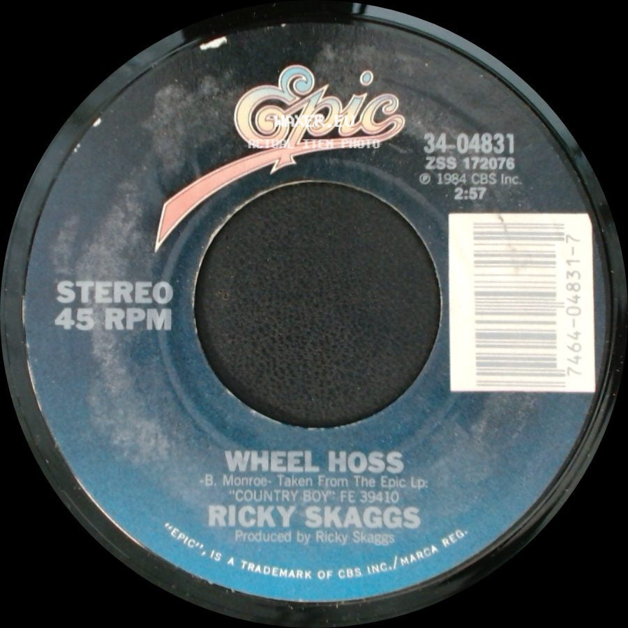 Ricky Skaggs - Wheel Hoss / Country Boy side A