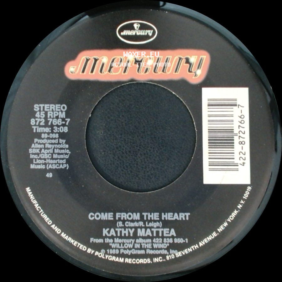 Kathy Mattea - True North / Come From The Heart side B