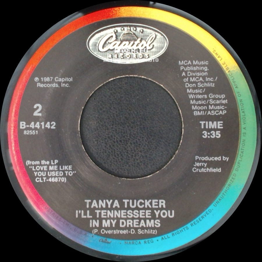 Tanya Tucker - If It Don't Come Easy / I'll Tennessee You In My Dreams side B