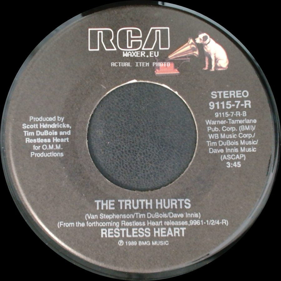 Restless Heart - Fast Movin' Train / The Truth Hurts side B