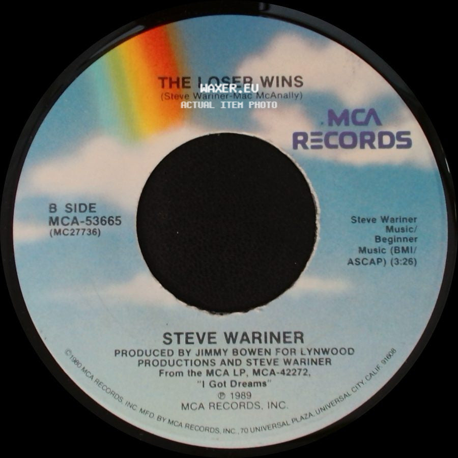Steve Wariner - I Got Dreams / The Loser Wins side B
