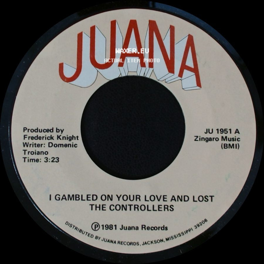 The Controllers - If Tears Were Pennies / I Gambled On Your Love And Lost side B