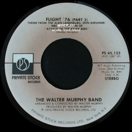 The Walter Murphy Band - Flight '76 (Part 2) / Flight '76 side A
