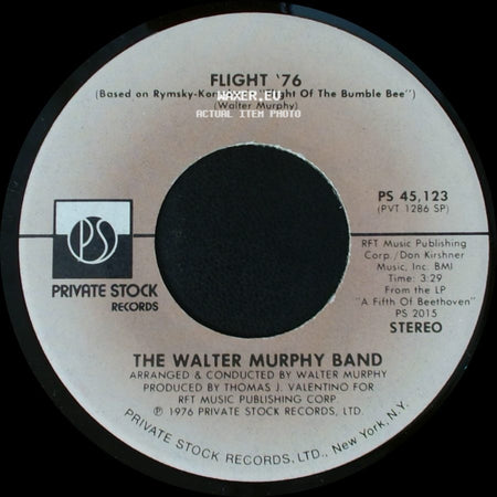 The Walter Murphy Band - Flight '76 (Part 2) / Flight '76 side B