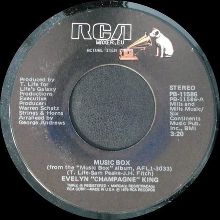 Evelyn "Champagne" King - Music Box / It's Ok side A
