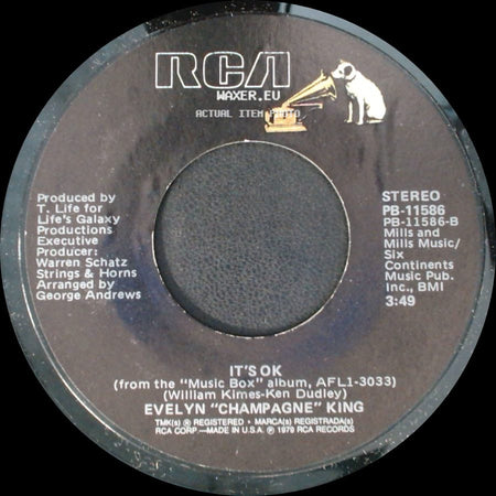 Evelyn "Champagne" King - Music Box / It's Ok side B