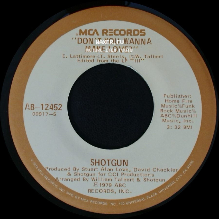 Shotgun - Don't You Wanna Make Love? / Stone Woman side A