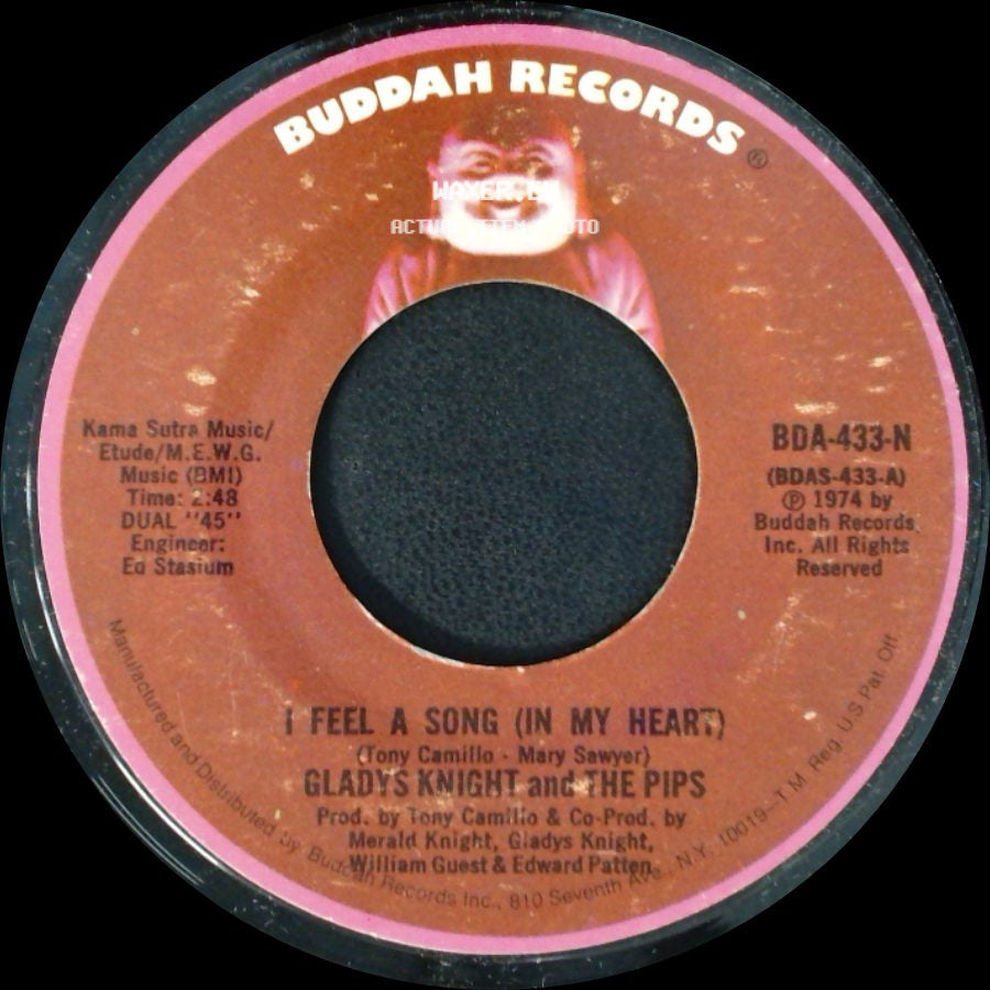 Gladys Knight And The Pips - I Feel A Song (In My Heart) / Don't Burn Down The Bridge side A