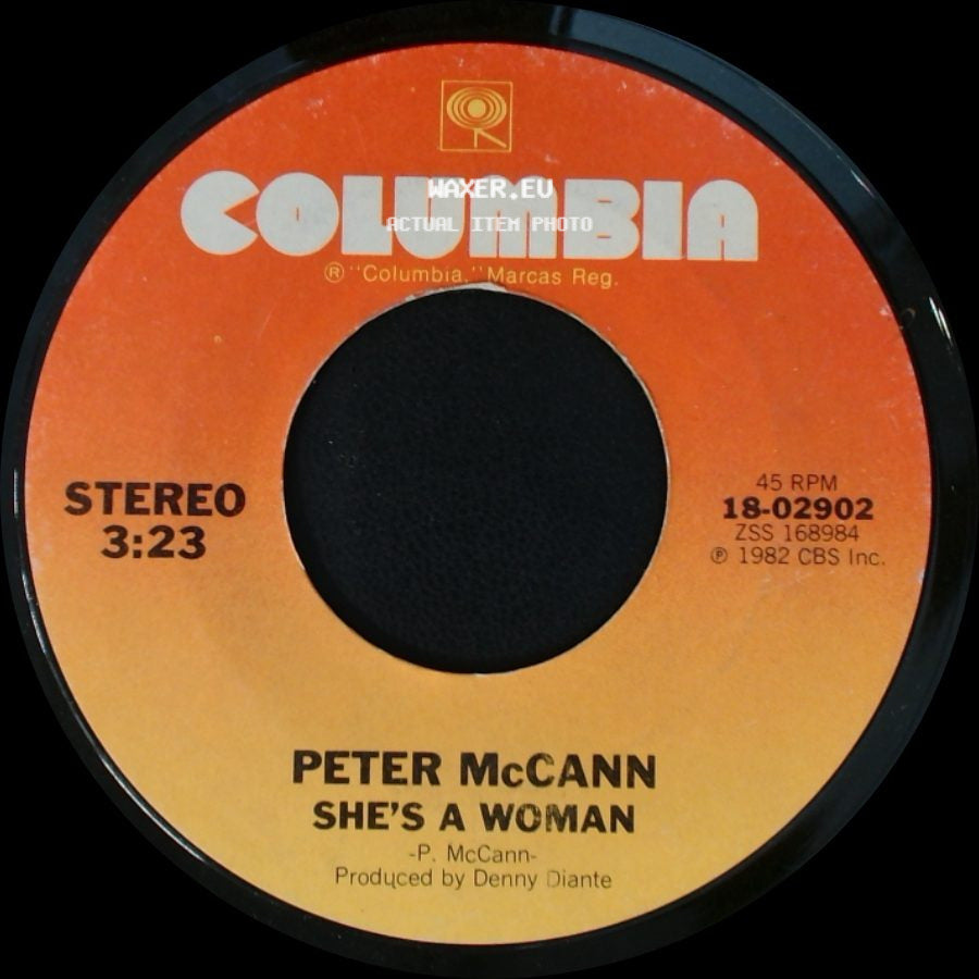 Peter Mccann - Dream Lover / She's A Woman side B