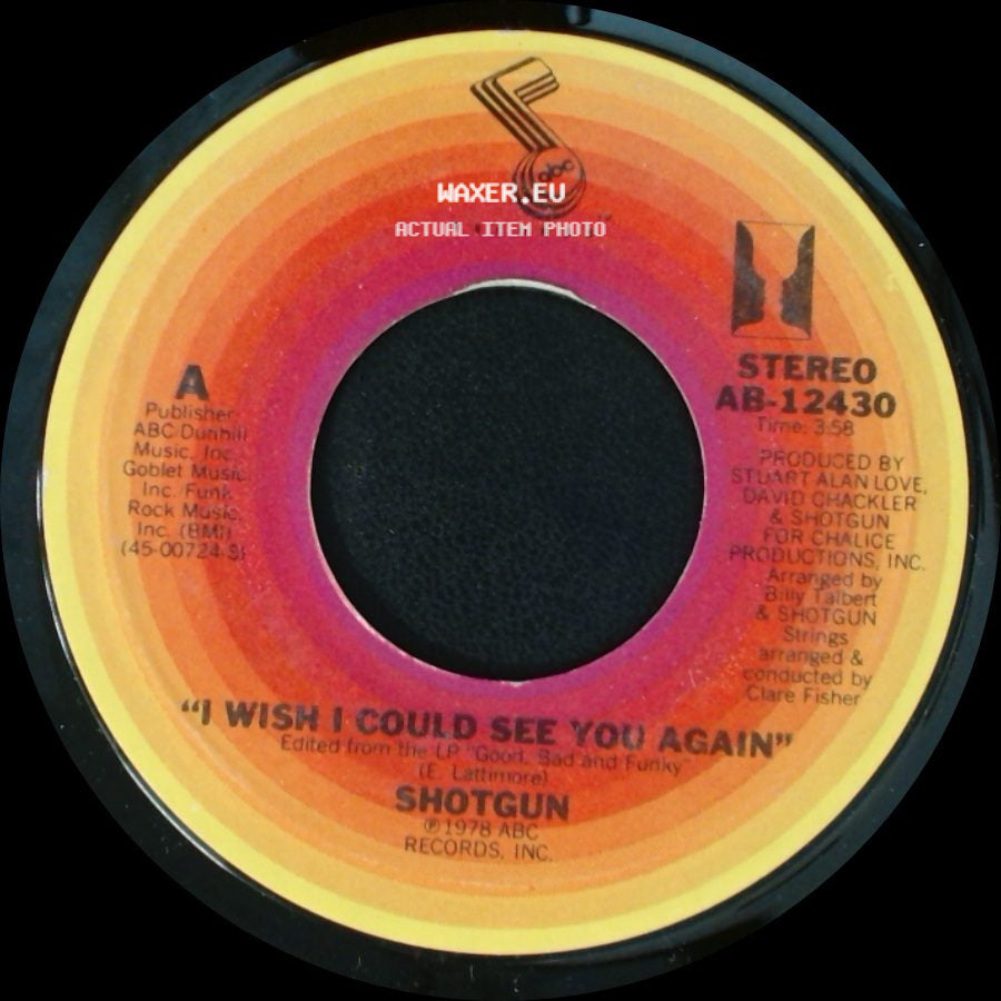 Shotgun - I Wish I Could See You Again / Sister Love side A