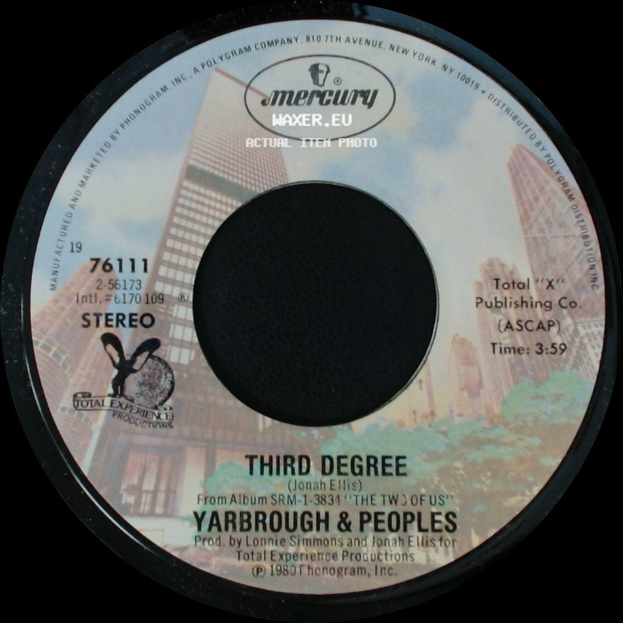 Yarbrough & Peoples - Want You Back Again / Third Degree side B