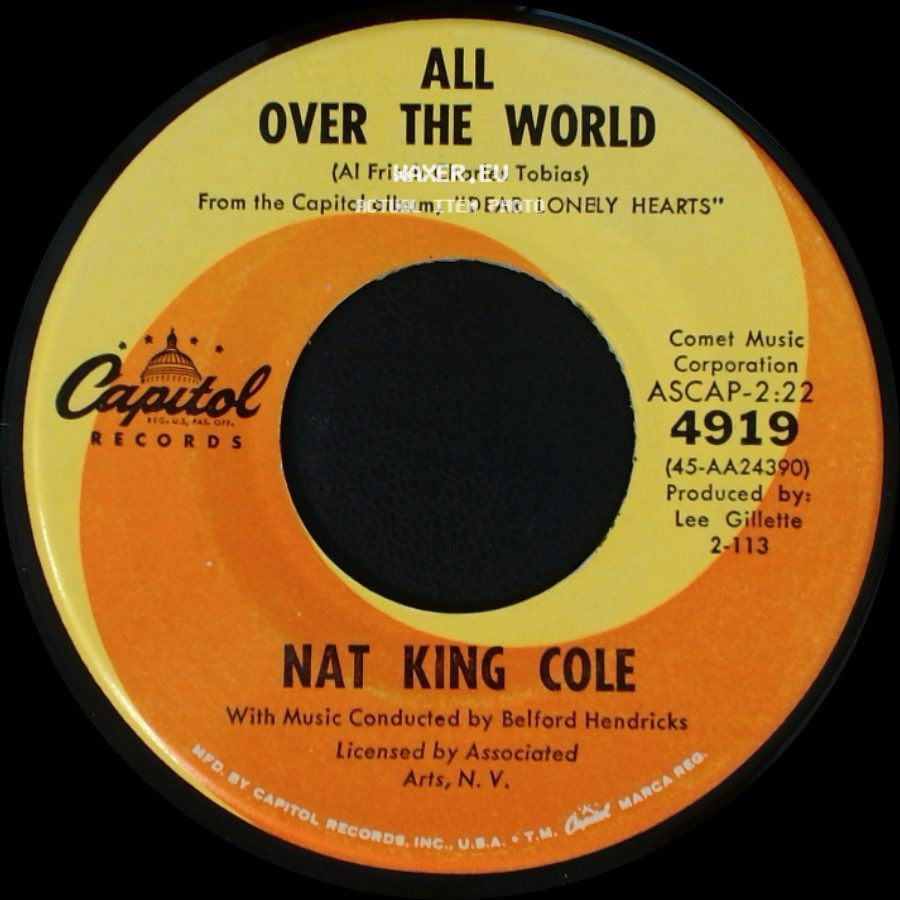 Nat King Cole - All Over The World / Nothing Goes Up (Without Coming Down) side A