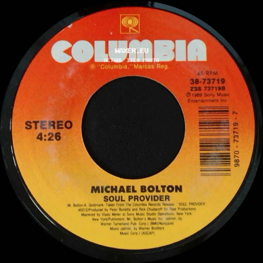Michael Bolton - Soul Provider / Love Is A Wonderful Thing side A