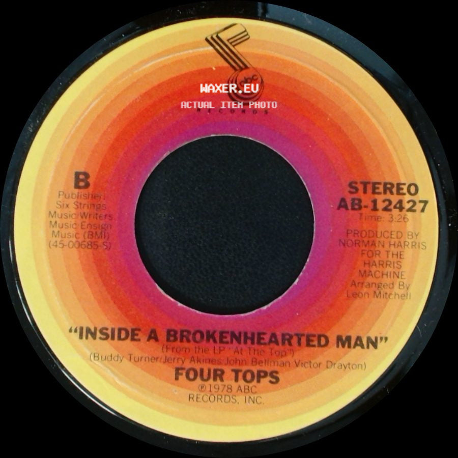 Four Tops - H.E.L.P. / Inside A Brokenhearted Man side B