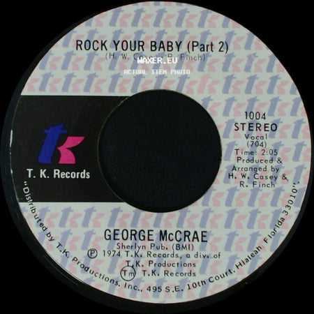 George Mccrae - Rock Your Baby (Part 2) / Rock Your Baby side A
