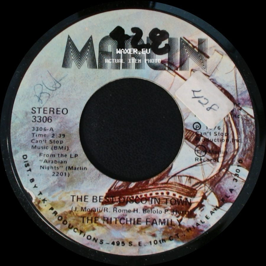 The Ritchie Family - The Best Disco In Town / The Best Disco In Town (Part Ii) side A