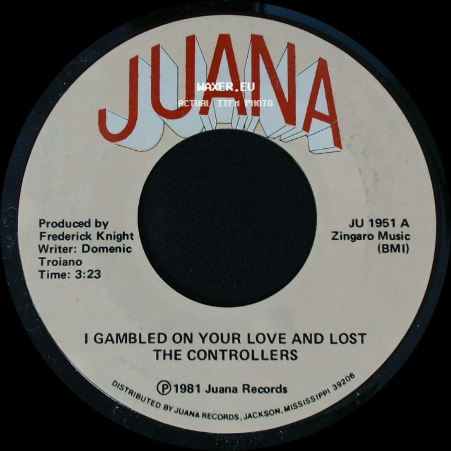 The Controllers - I Gambled On Your Love And Lost / If Tears Were Pennies side A