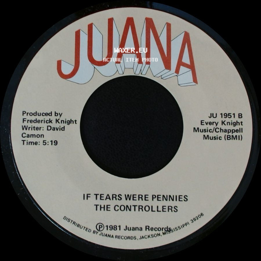 The Controllers - I Gambled On Your Love And Lost / If Tears Were Pennies side B