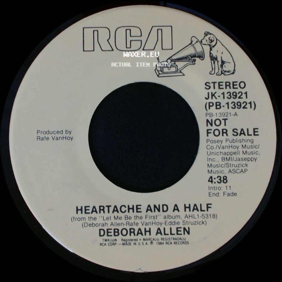 Deborah Allen - Heartache And A Half / Heartache And A Half side A