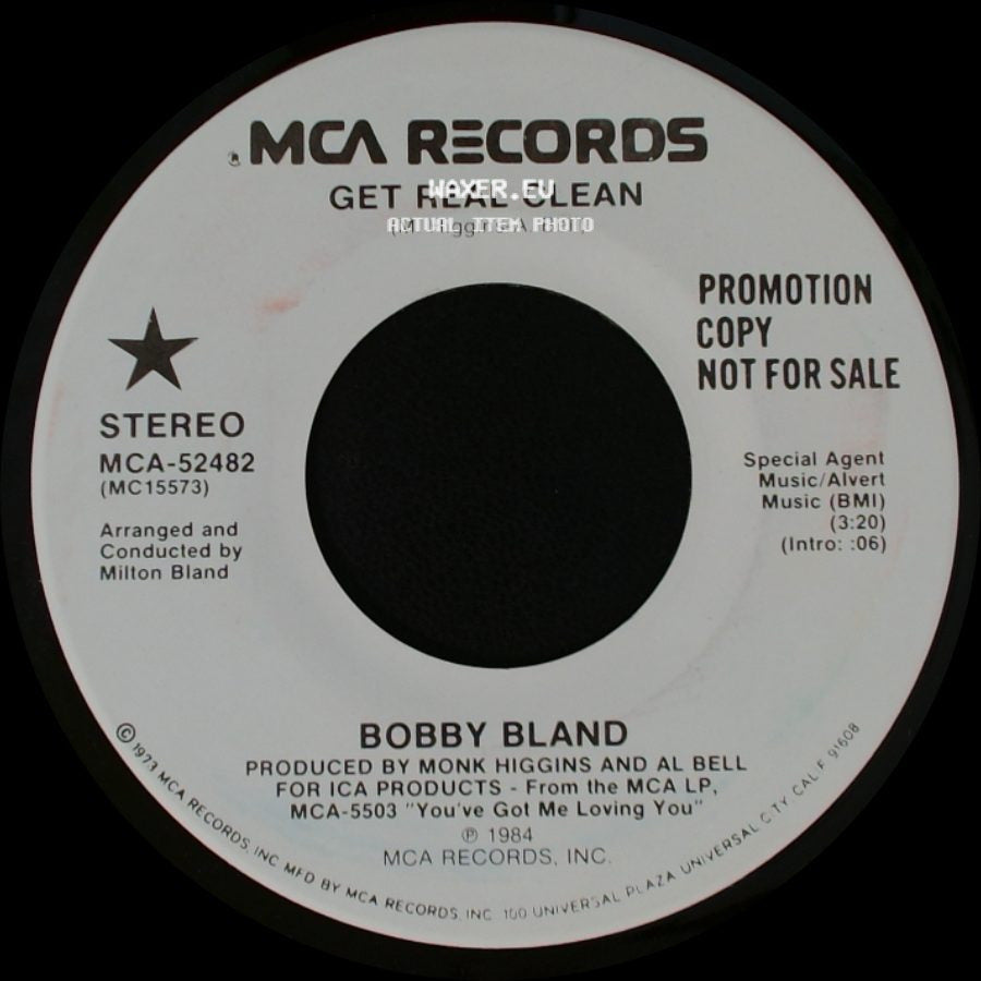 Bobby Bland - Get Real Clean / Get Real Clean side A