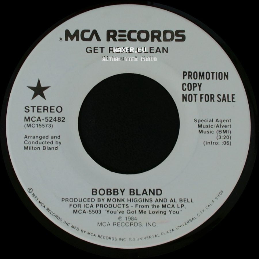 Bobby Bland - Get Real Clean / Get Real Clean side B